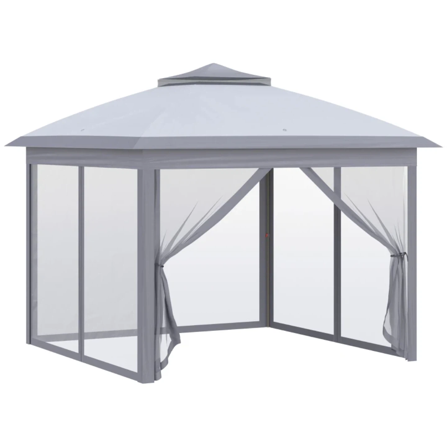 Outsunny 11' x 11' Pop Up Canopy Tent with Netting