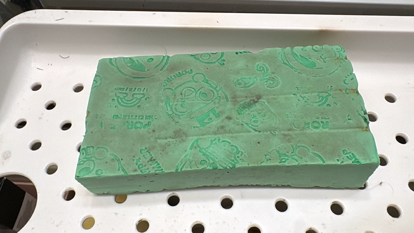 ⚽ Pororo Green Sponge Block