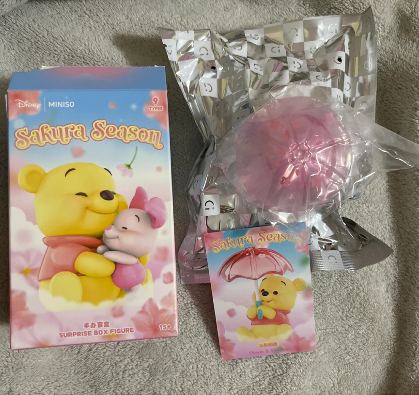 ⚽️Disney Miniso Sakura Season Winnie the Pooh