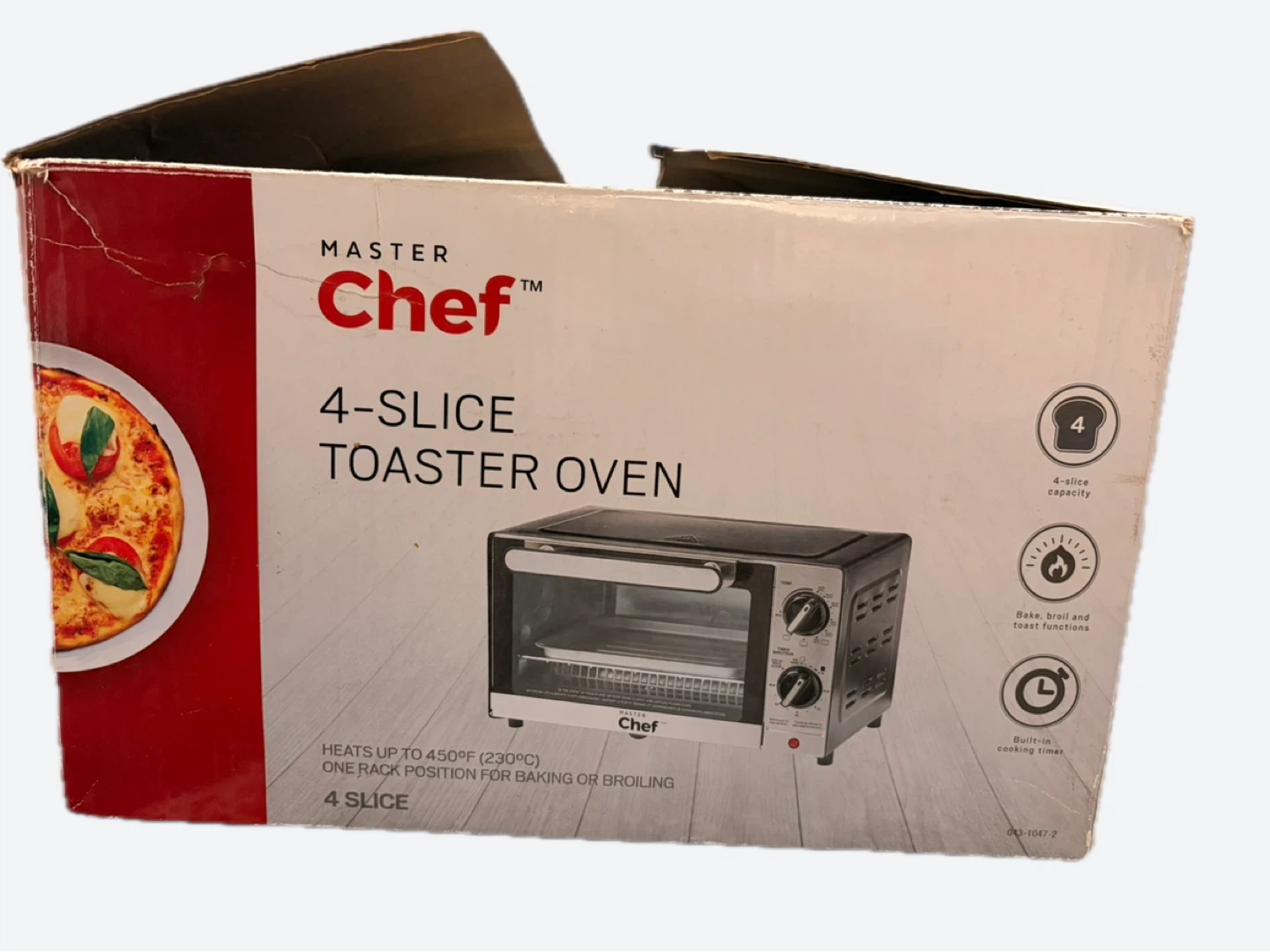 Master Chef 4-Slice Toaster Oven