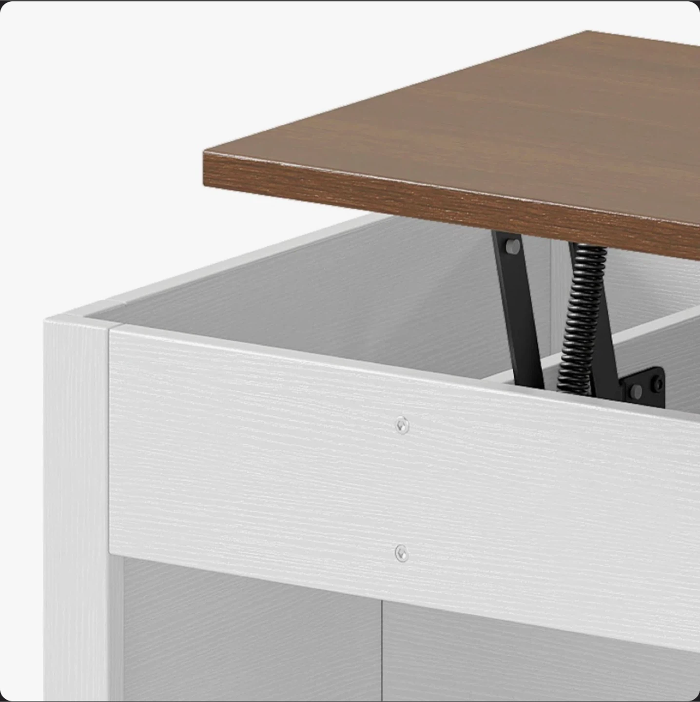 Lift Top Coffee Table with Bench 4 in 1 Dinning Table - photo 5