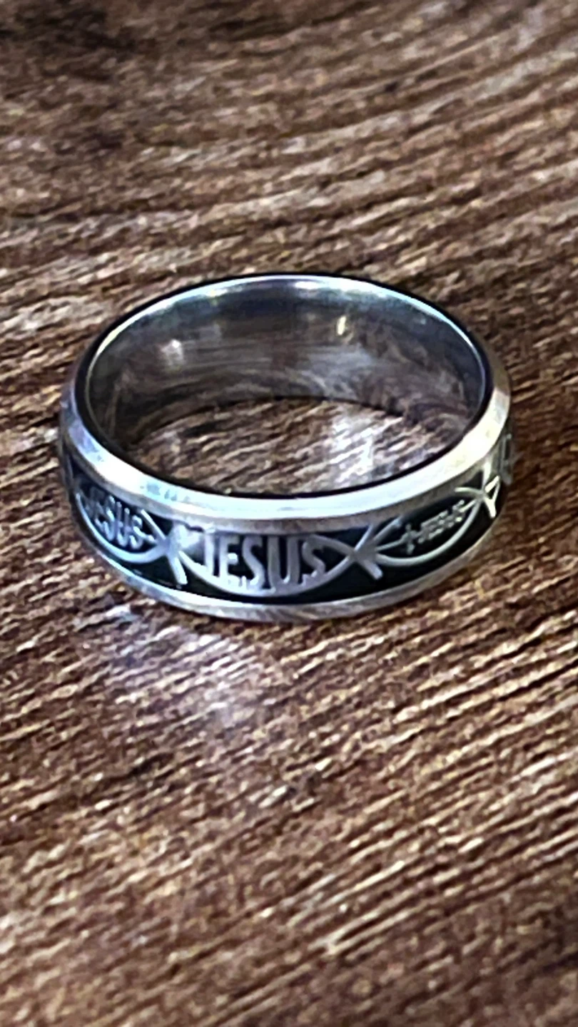 ⚽️ Jesus Fish Ring Size 10