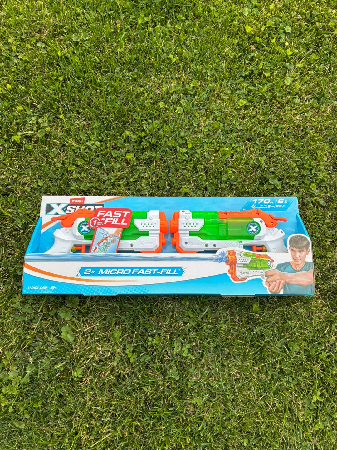 New Water Gun Blaster 2-Pack Fast Fill Outdoor Summer Toy