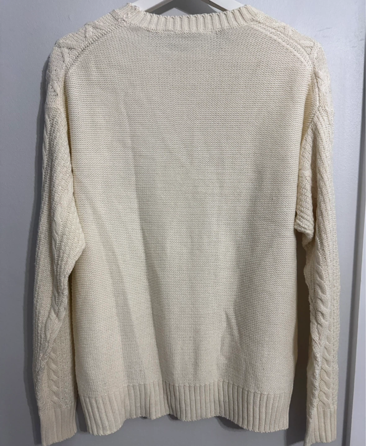 Bluenotes Cream Cable Knit Sweater - photo 3