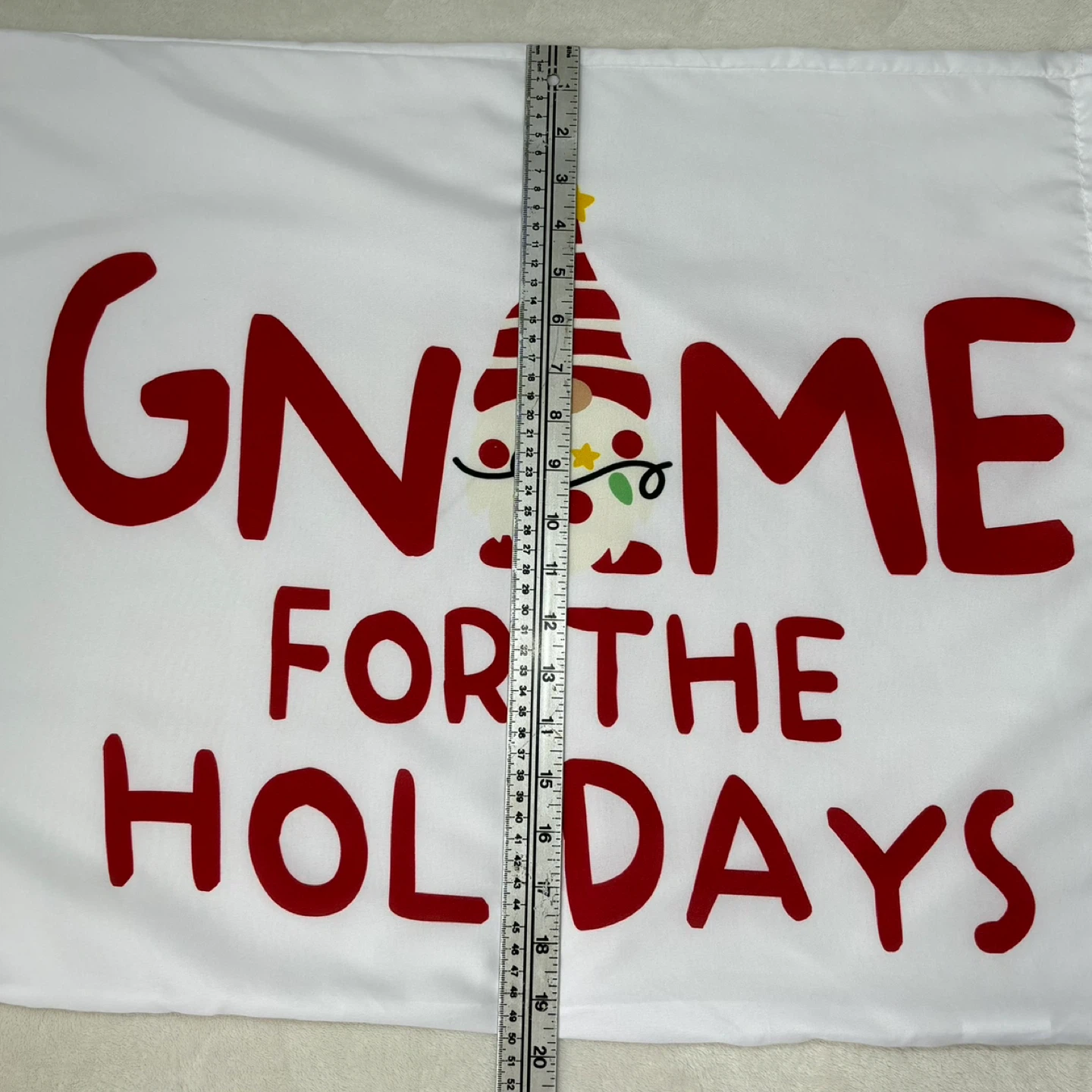 Gnome For The Holidays Pillowcase Standard Size Festive - photo 4