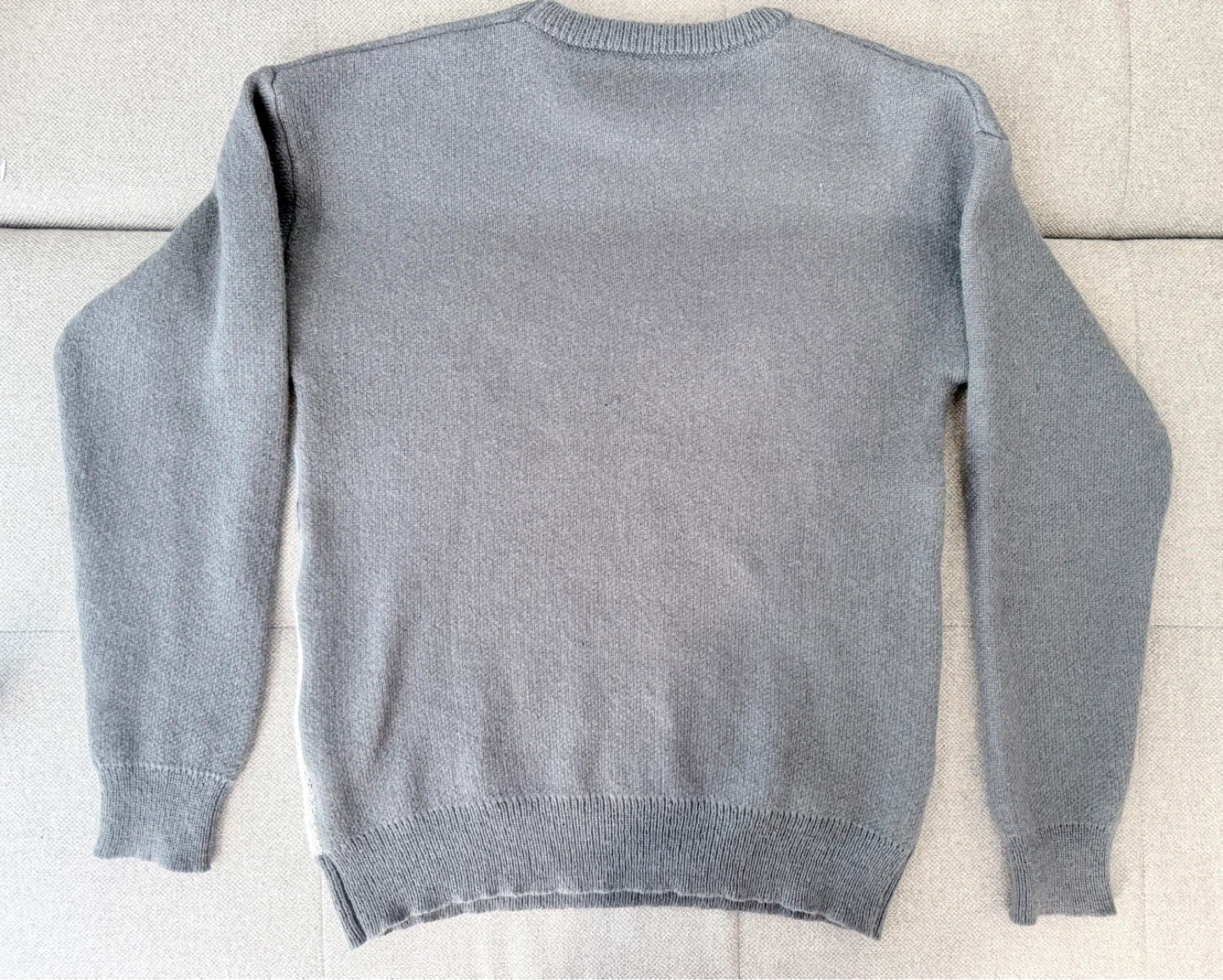 Shark Graphic Knit Sweater Size S Gray Harajuku Korean Style - photo 2