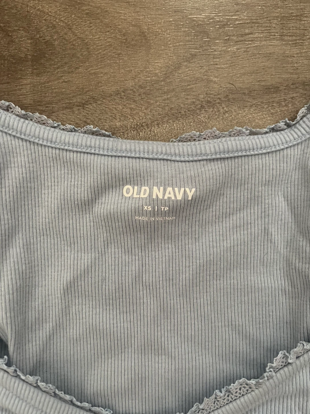 Old Navy Baby Blue Ribbed Tank Top - photo 2