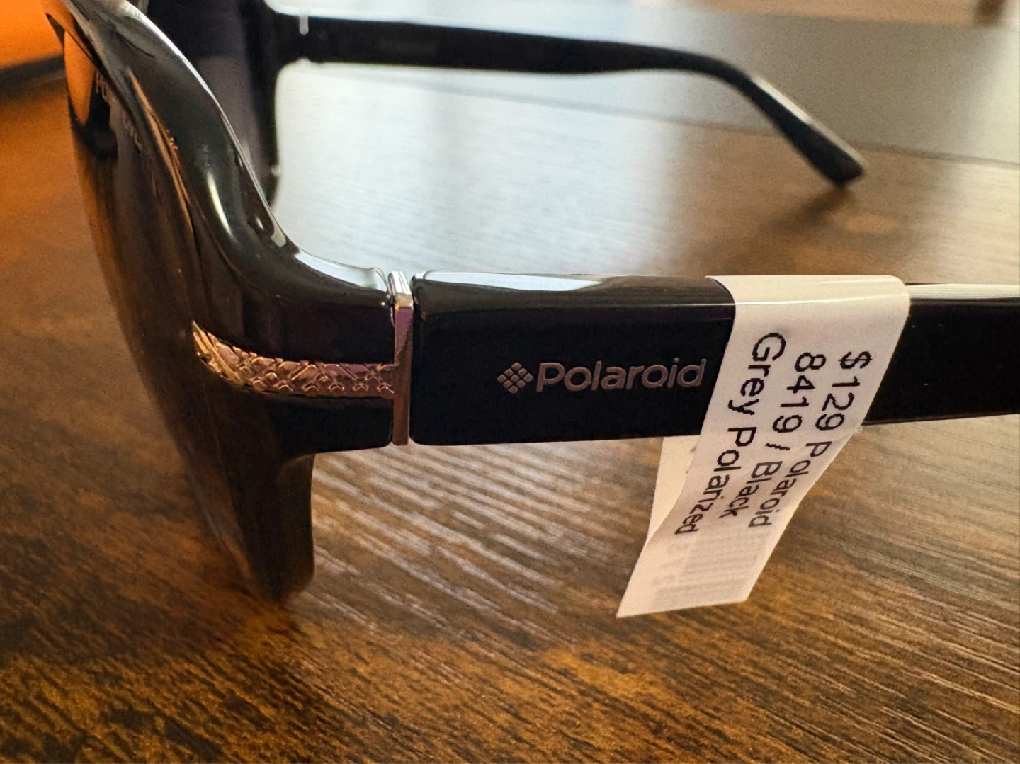 Polaroid Black Grey Polarized Sunglasses - photo 3
