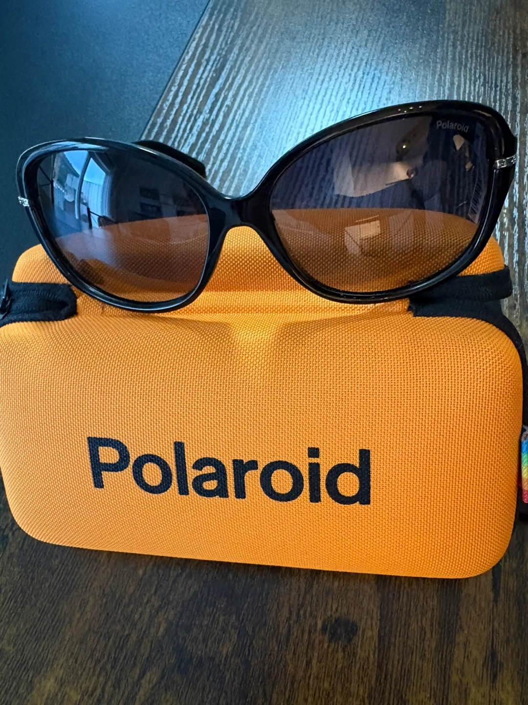 Polaroid Black Grey Polarized Sunglasses - photo 2