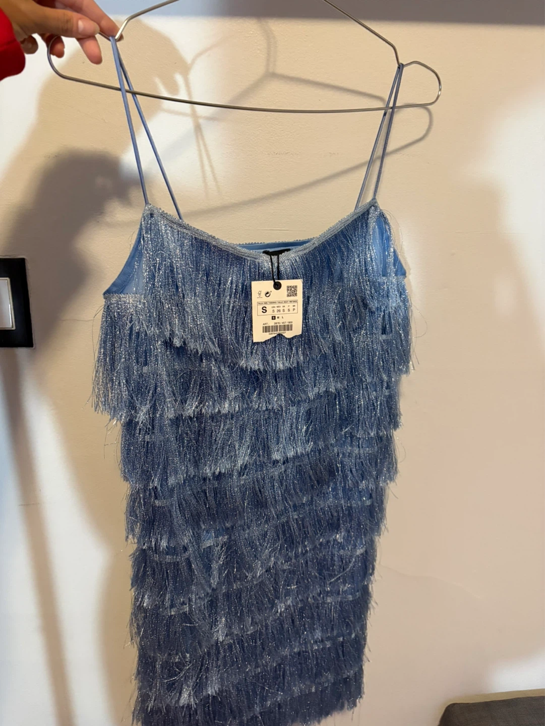 Zara Fringe Dress NWT size S