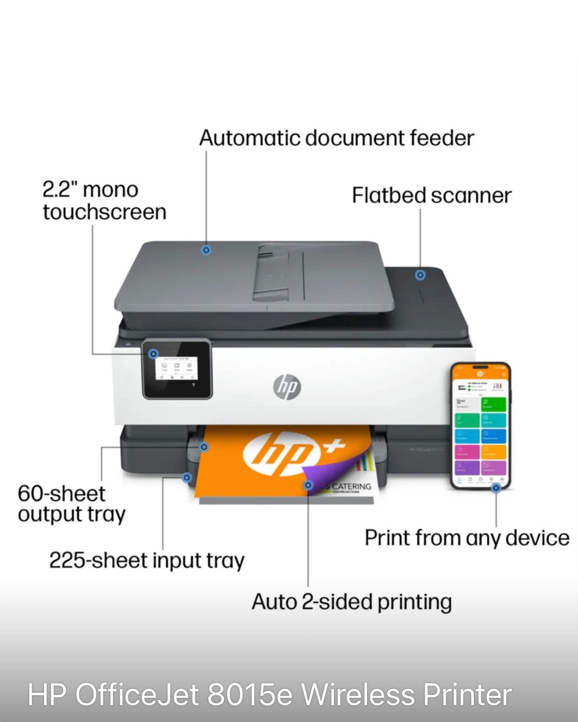 HP OfficeJet 8015e Wireless Printer