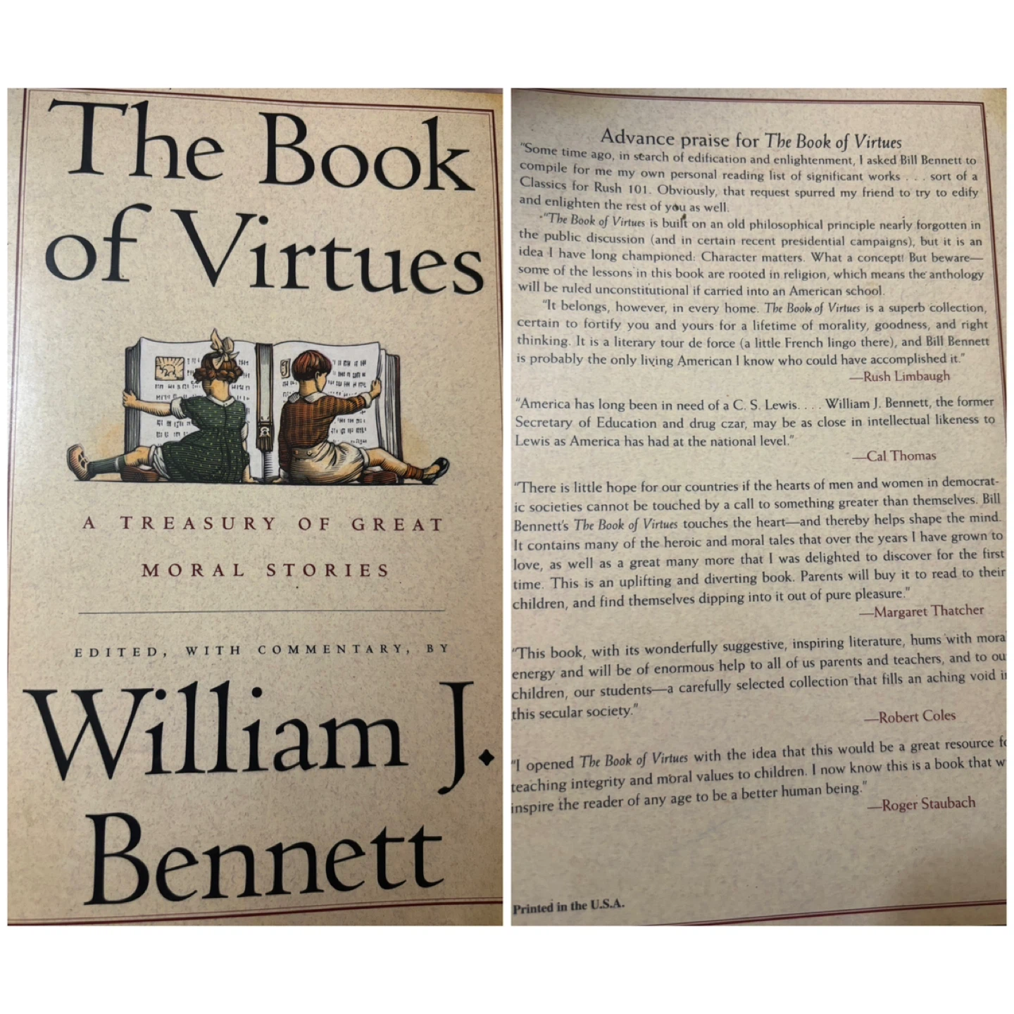 "The Book Of Virtues"