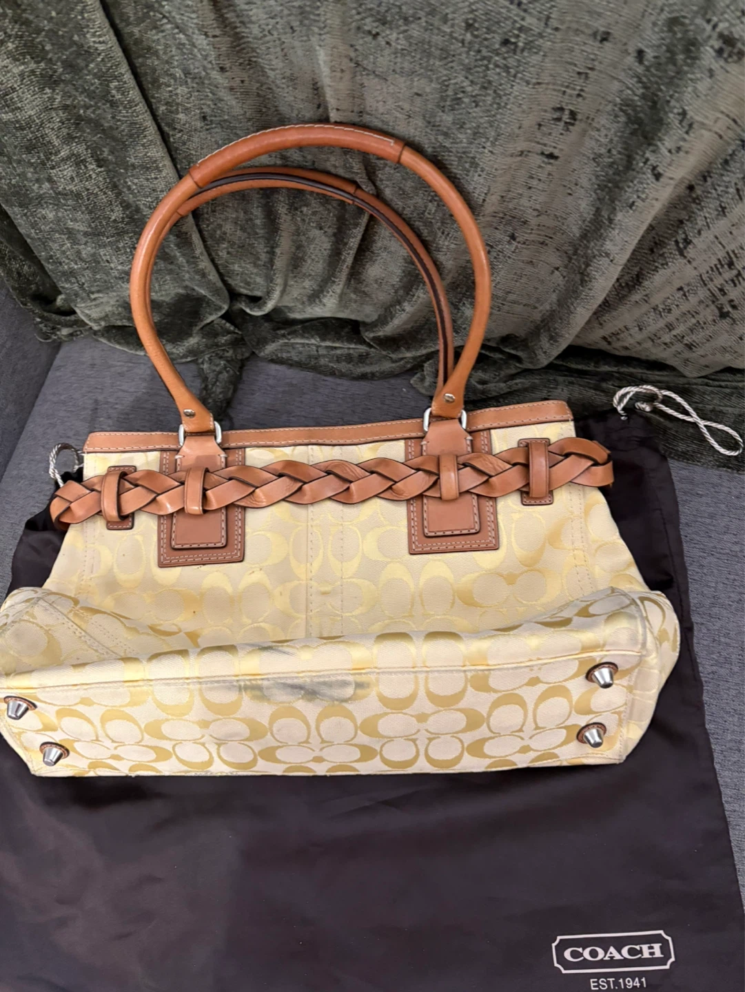 Coach Signature Canvas Shoulder Bag