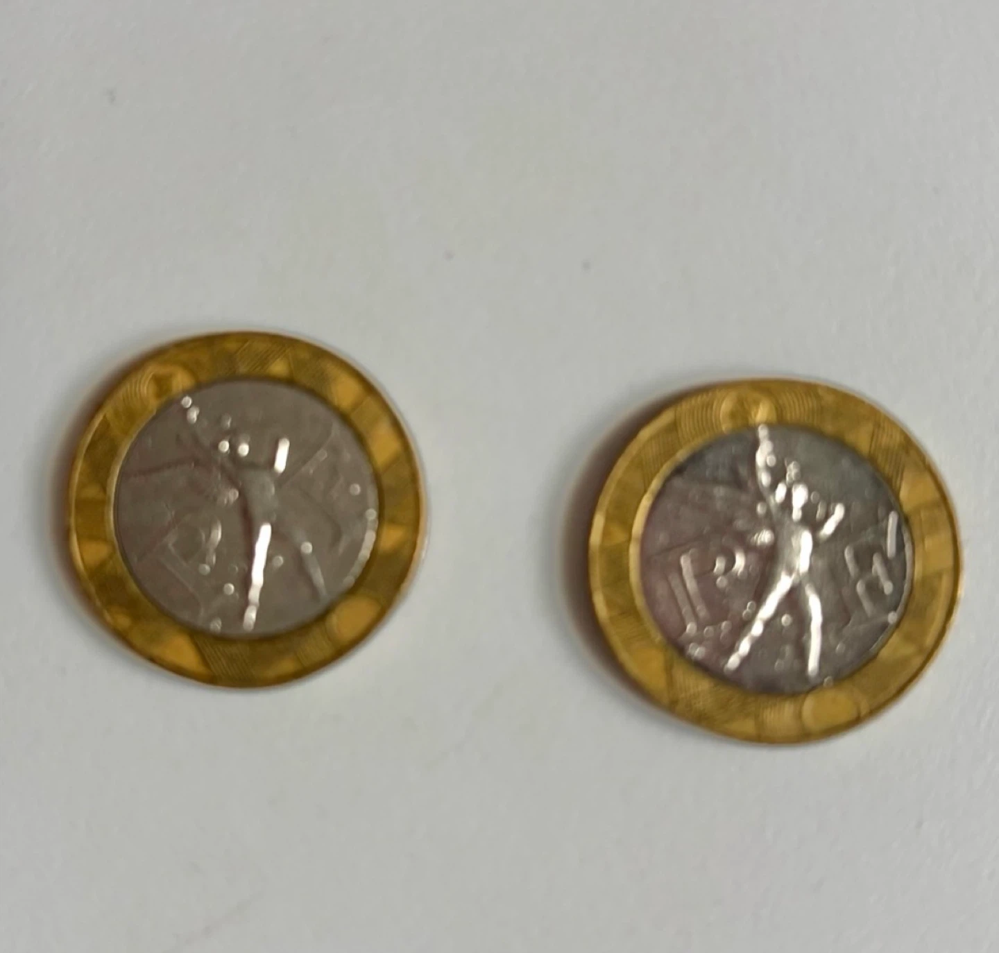 ⚽️Two 10 Franc Coins - France 1989 & 1991 - photo 2