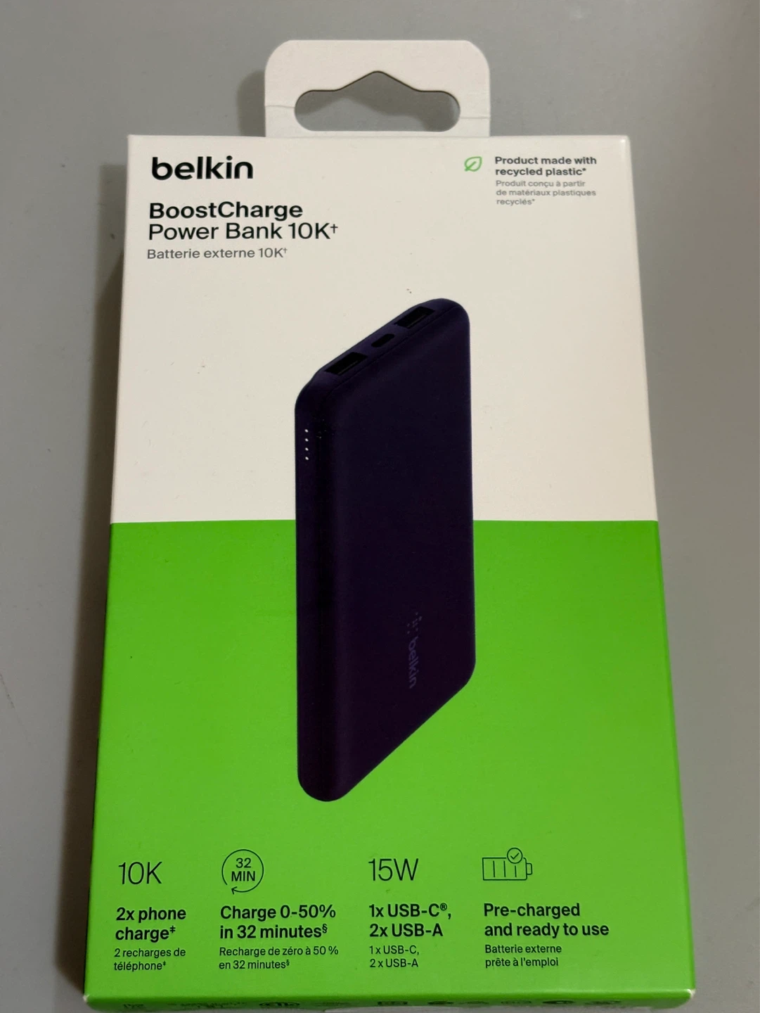 Belkin BoostCharge Power Bank 10K+