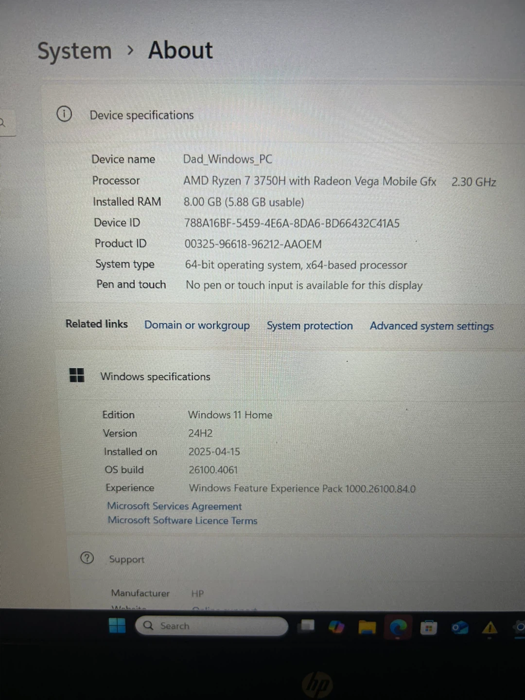 HP Laptop 15" - Great Condition for Students / Office Work - photo 3