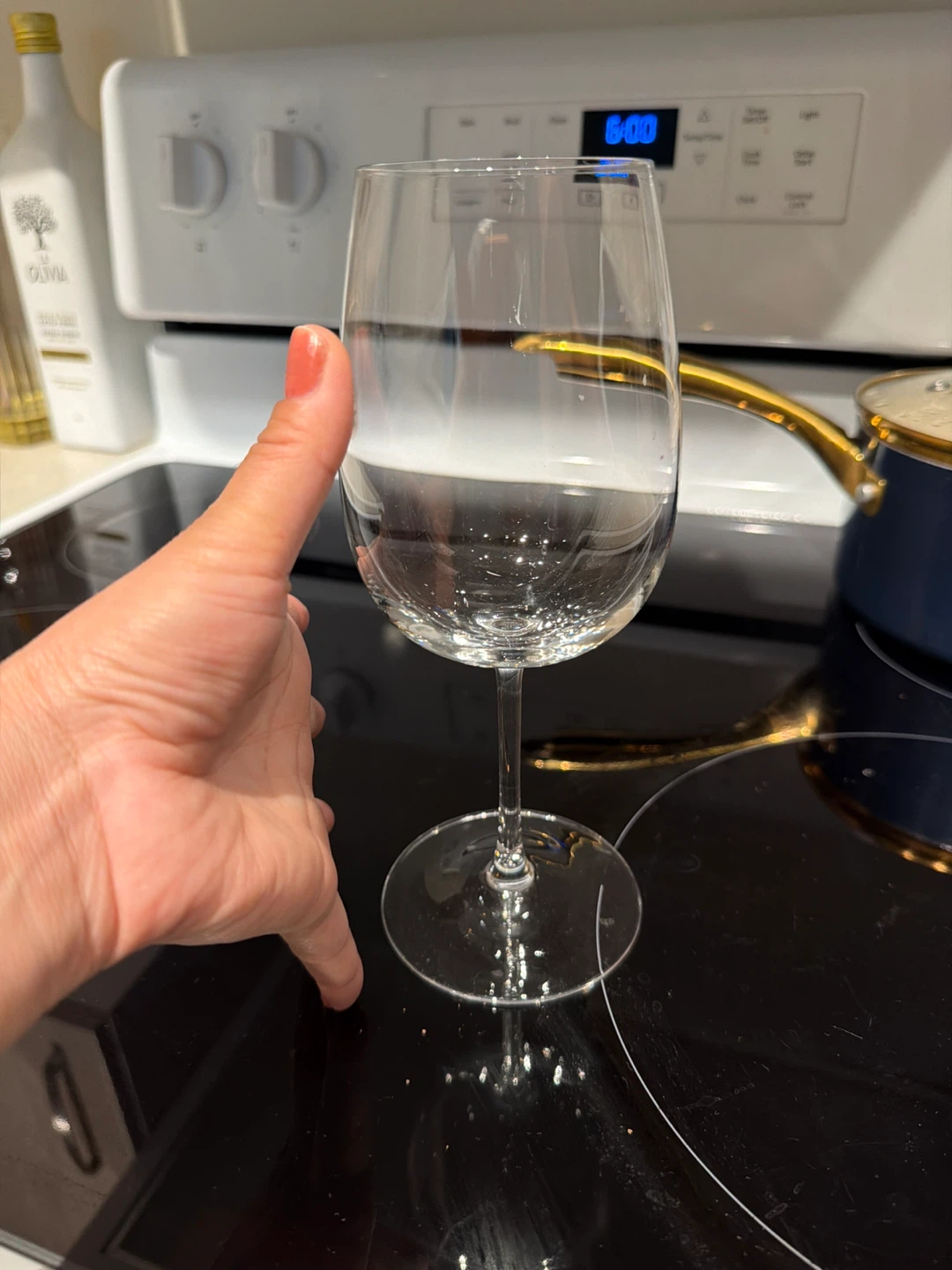 Clear Wine Glass⚽️ - photo 2