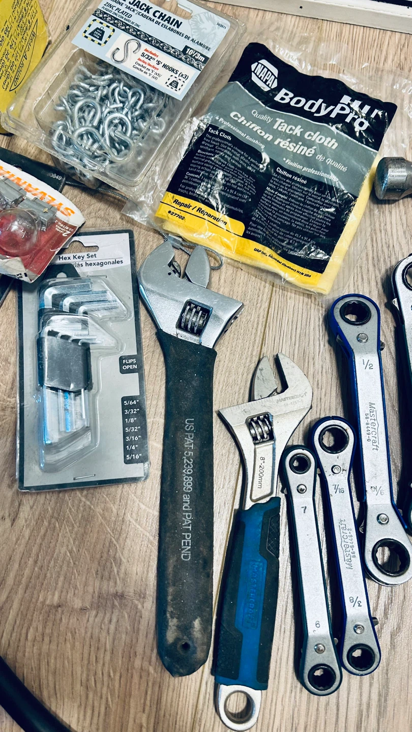 Mechanic Tool Lot – Air Drill, Ratcheting Wrenches - photo 4