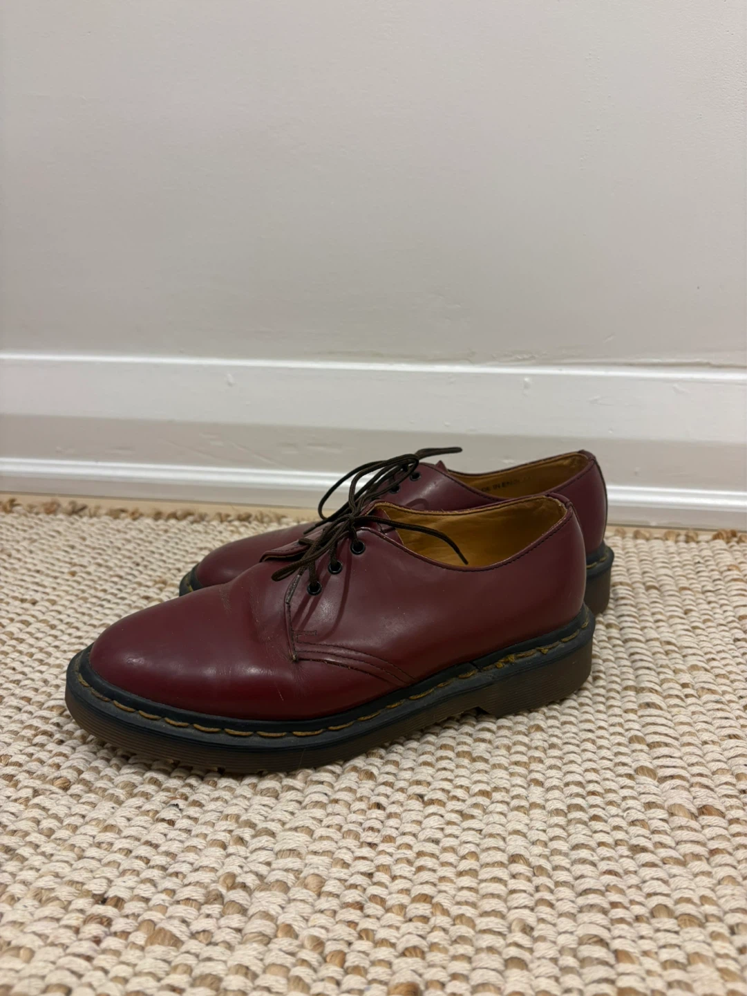 Dr. Martens 1461 Cherry Red Leather Oxford Shoes