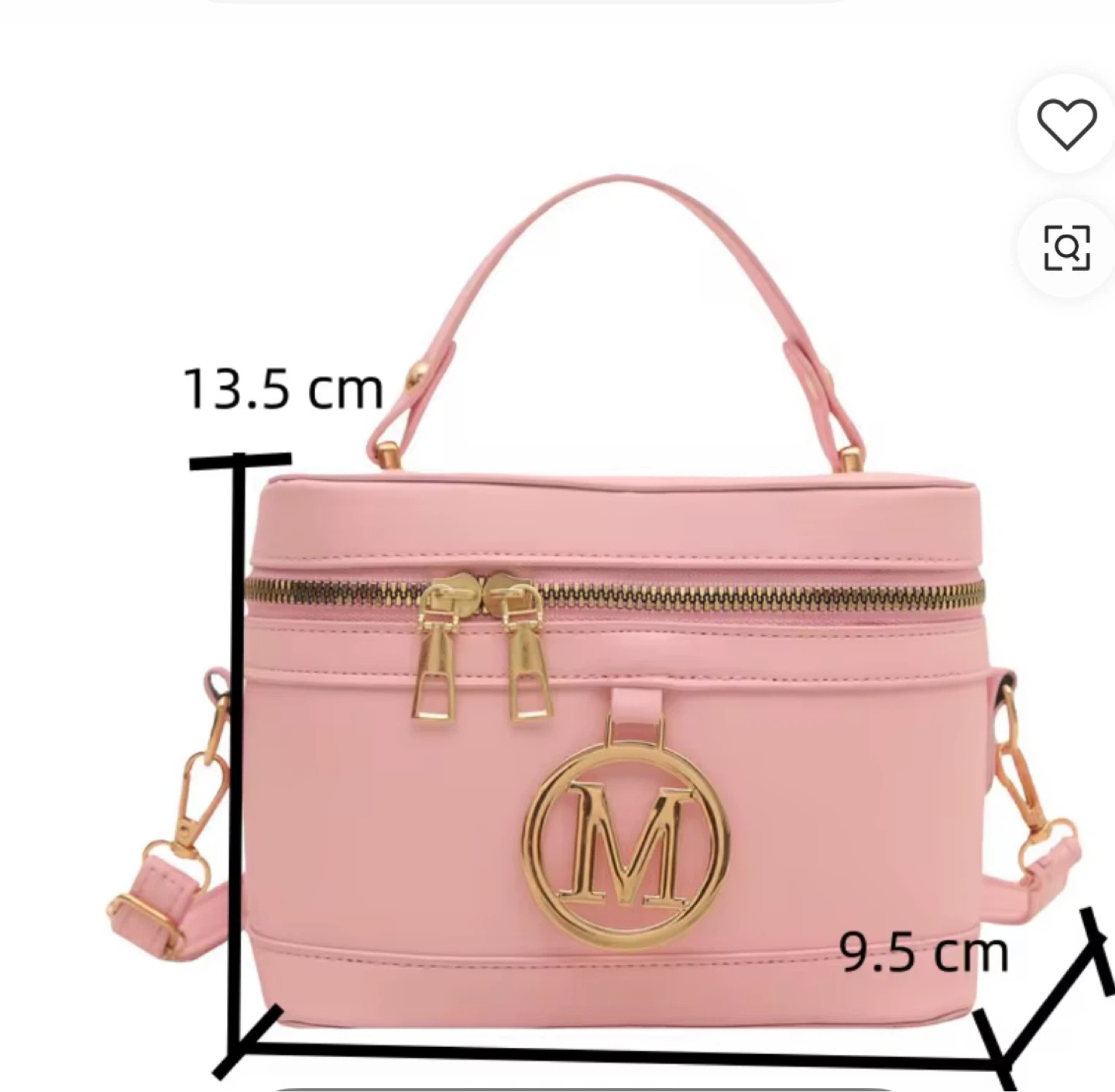 Vanity Bag with 'M' Logo - photo 2