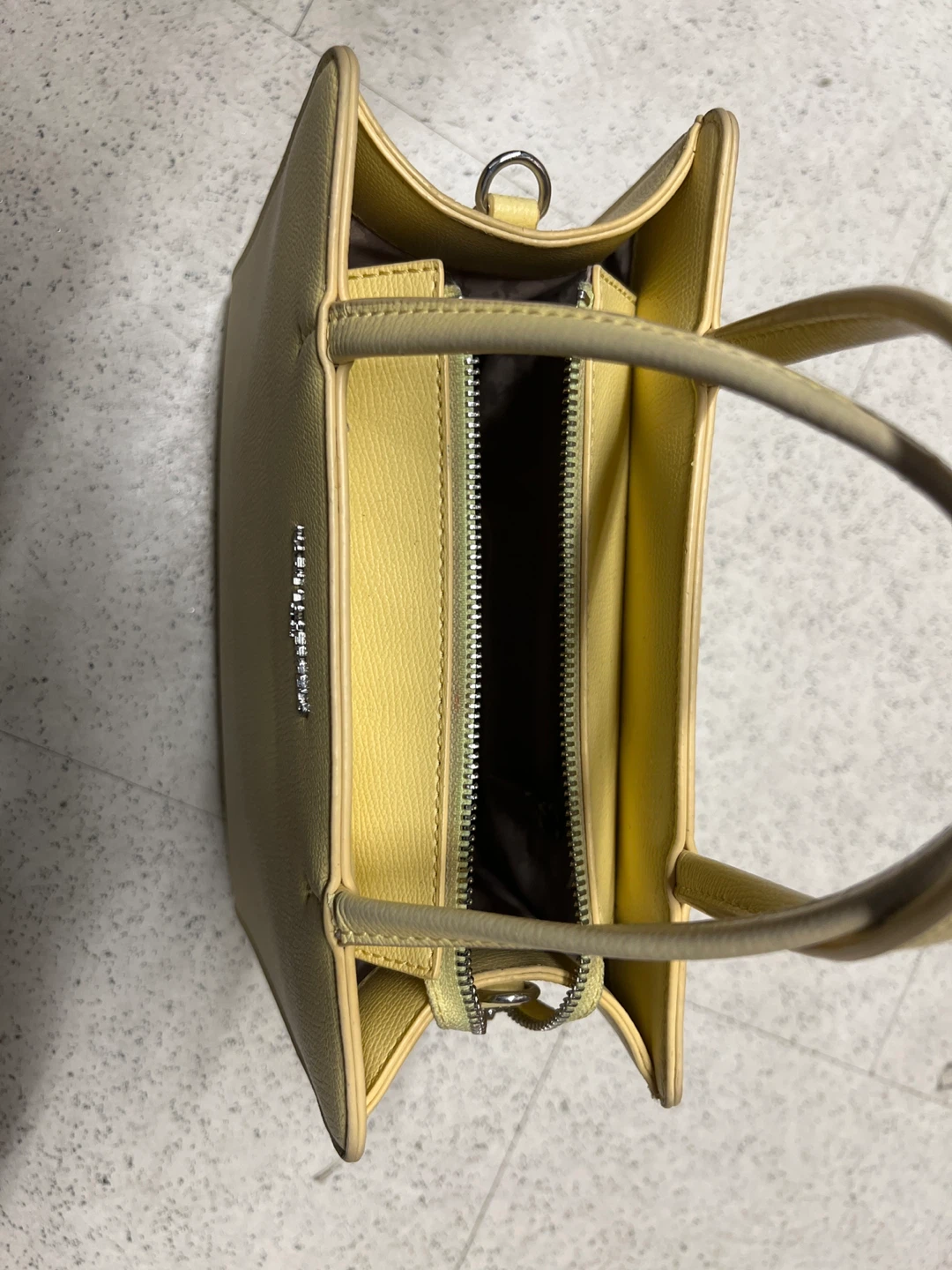 Pastel Yellow Karl Lagerfeld Paris tote bag - photo 3