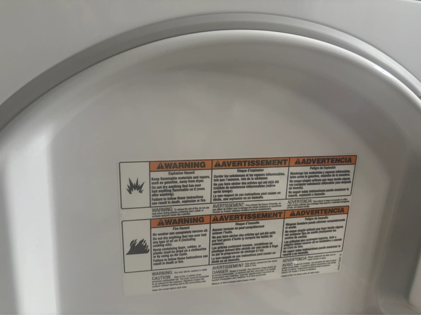 Moving sale-Amana Electric Dryer - photo 3