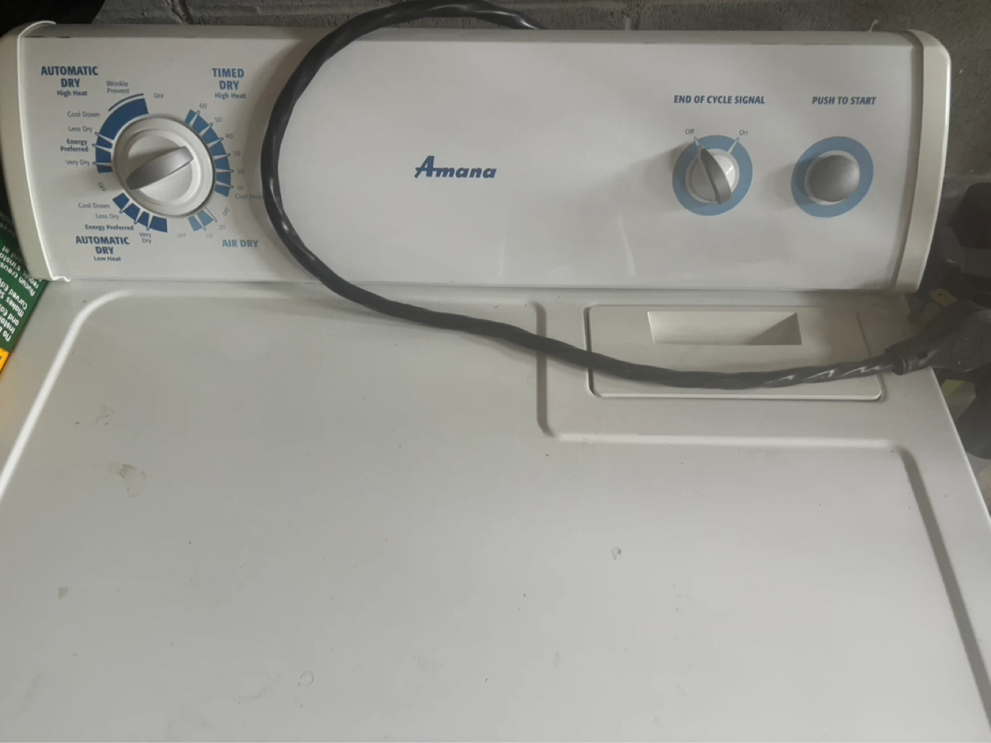 Moving sale-Amana Electric Dryer - photo 5