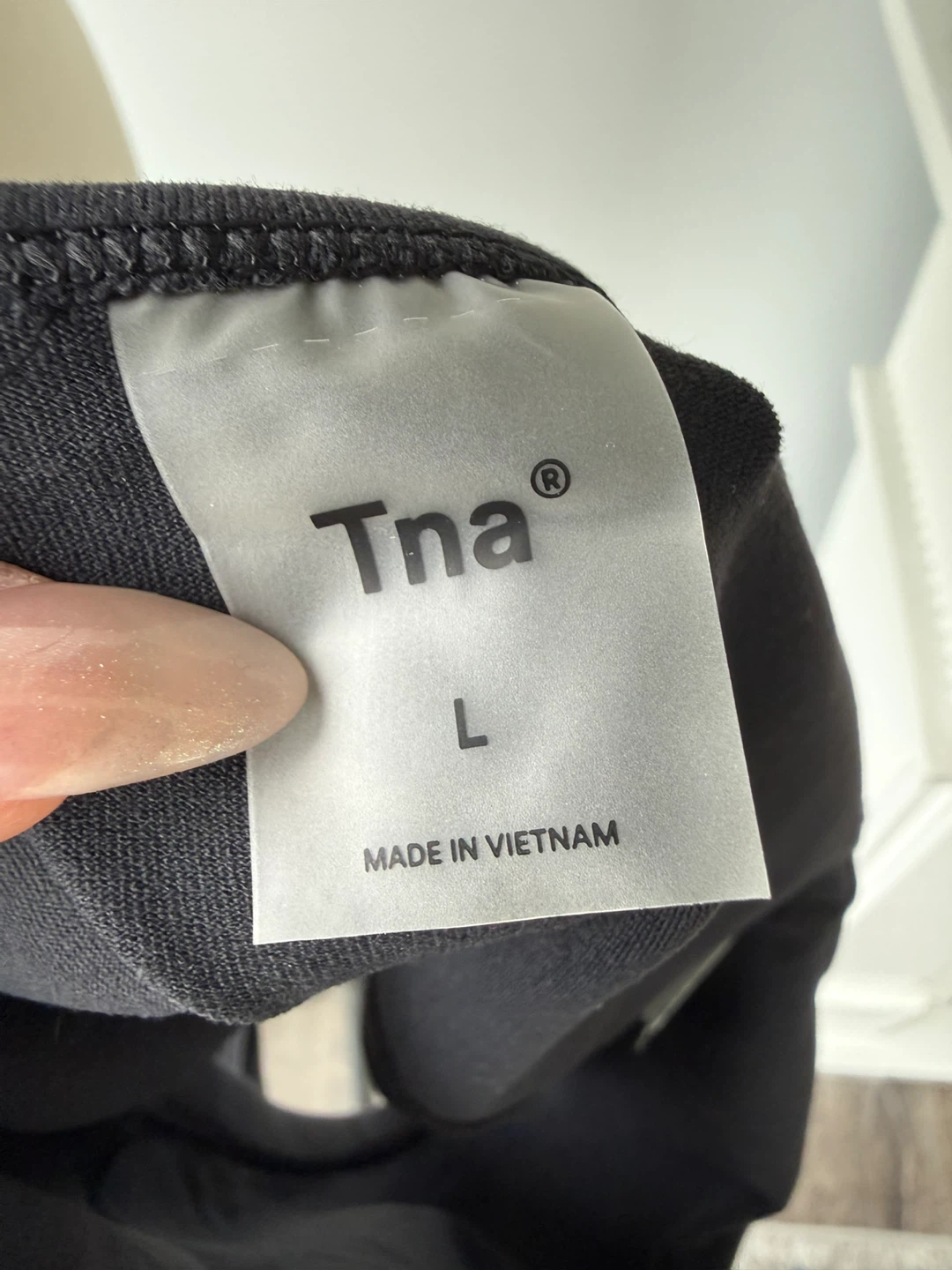 ⚽️Aritzia Tna Black Sports Bra Size L - photo 3