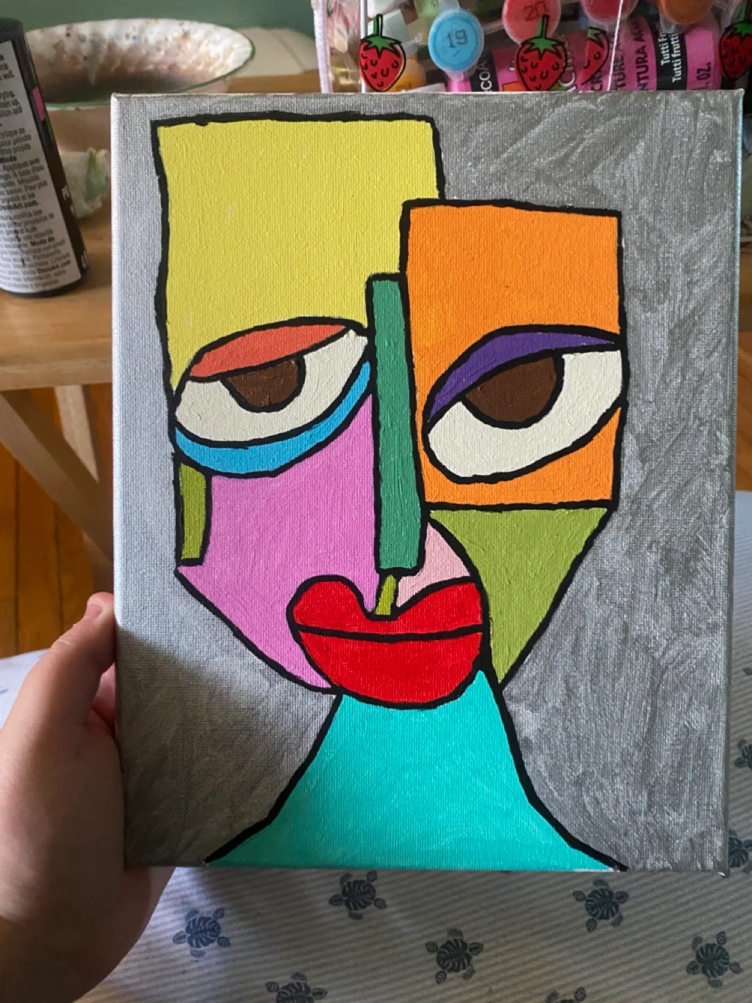 Abstract paintings on canvas - photo 5