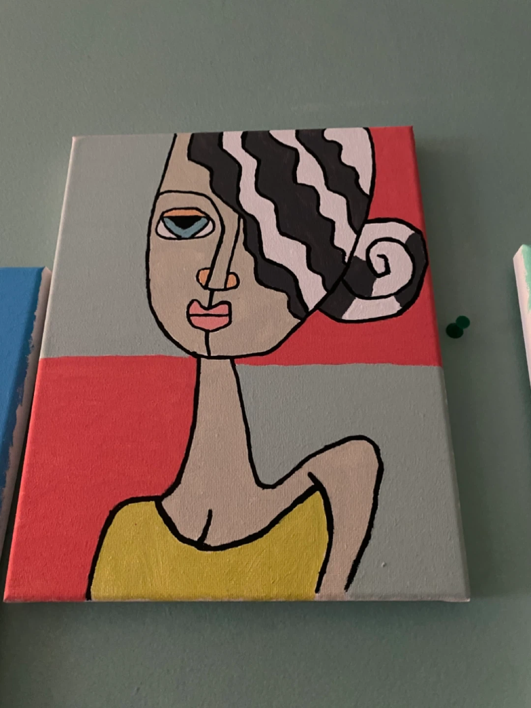 Abstract paintings on canvas - photo 4