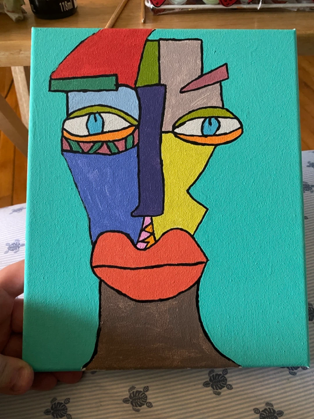 Abstract paintings on canvas - photo 2