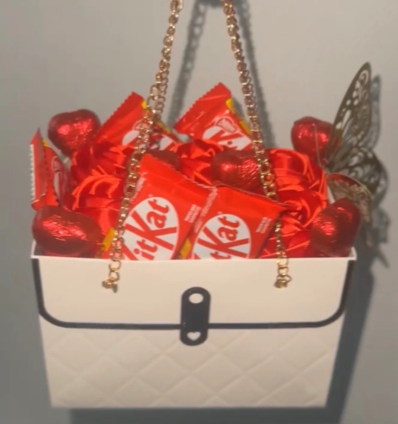 Pink Teddy Bear & Candy Gift Basket - photo 3