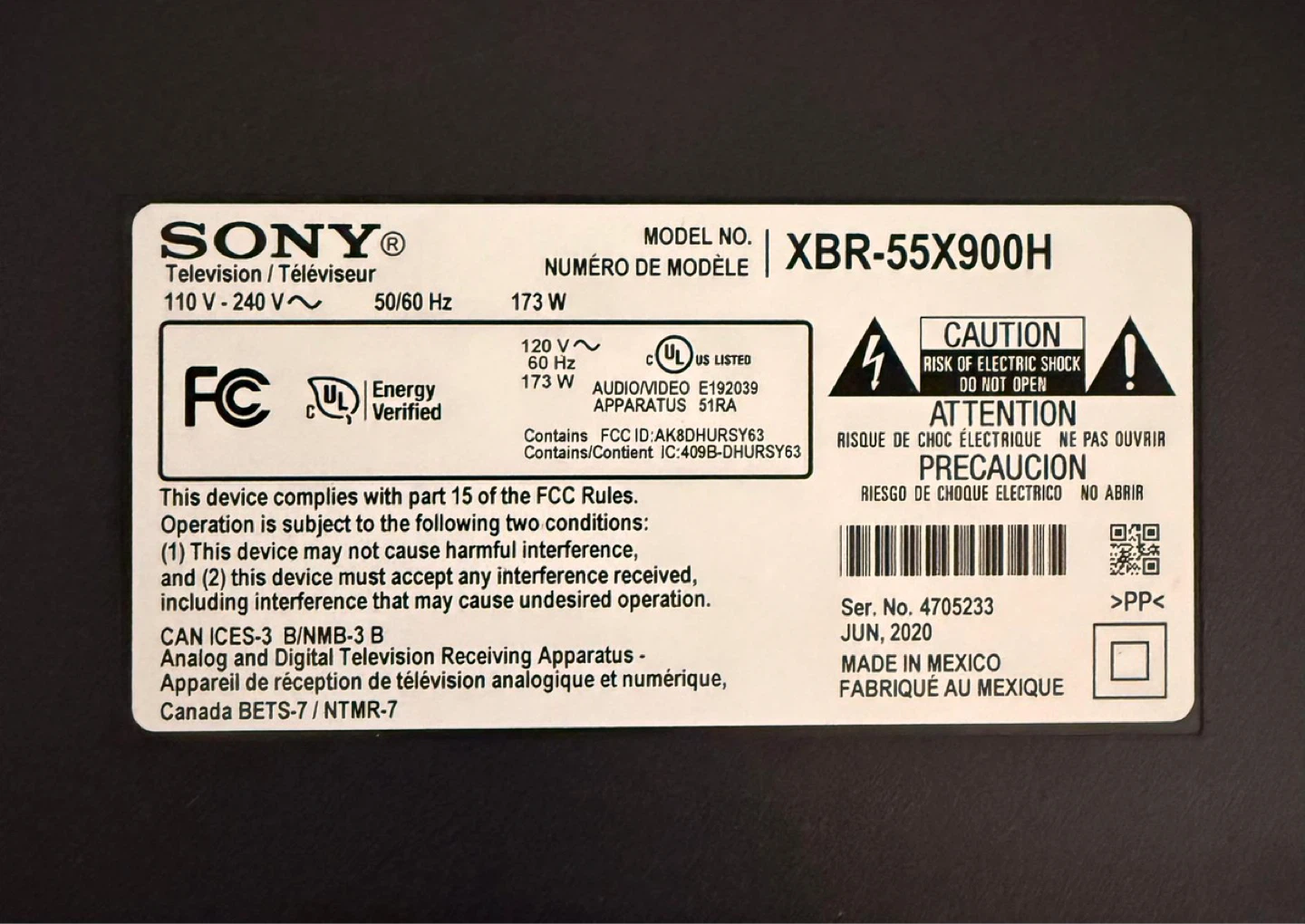 Sony XBR-55X900H with TV Remote - photo 3