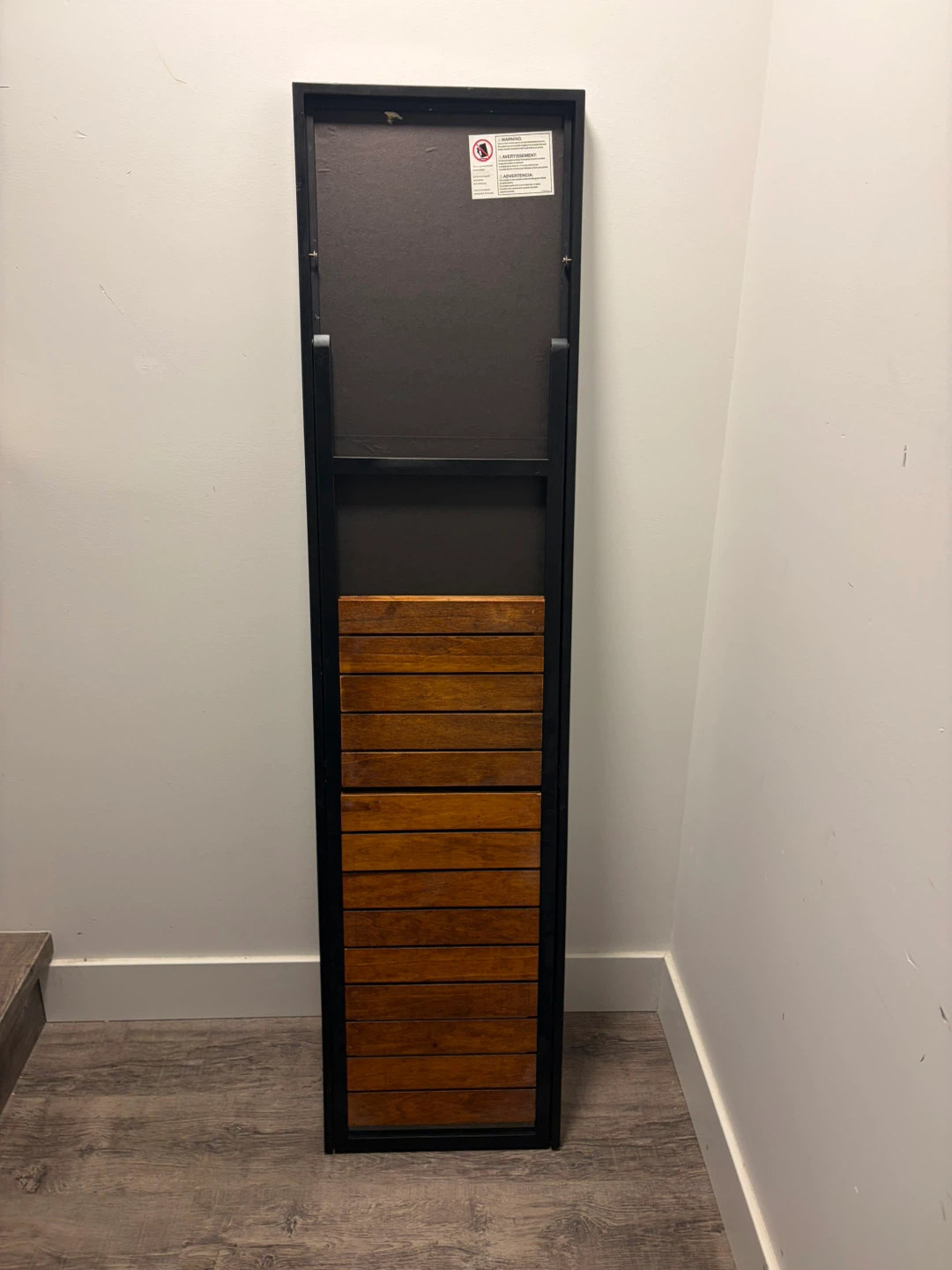 standing mirror with shelves - photo 3