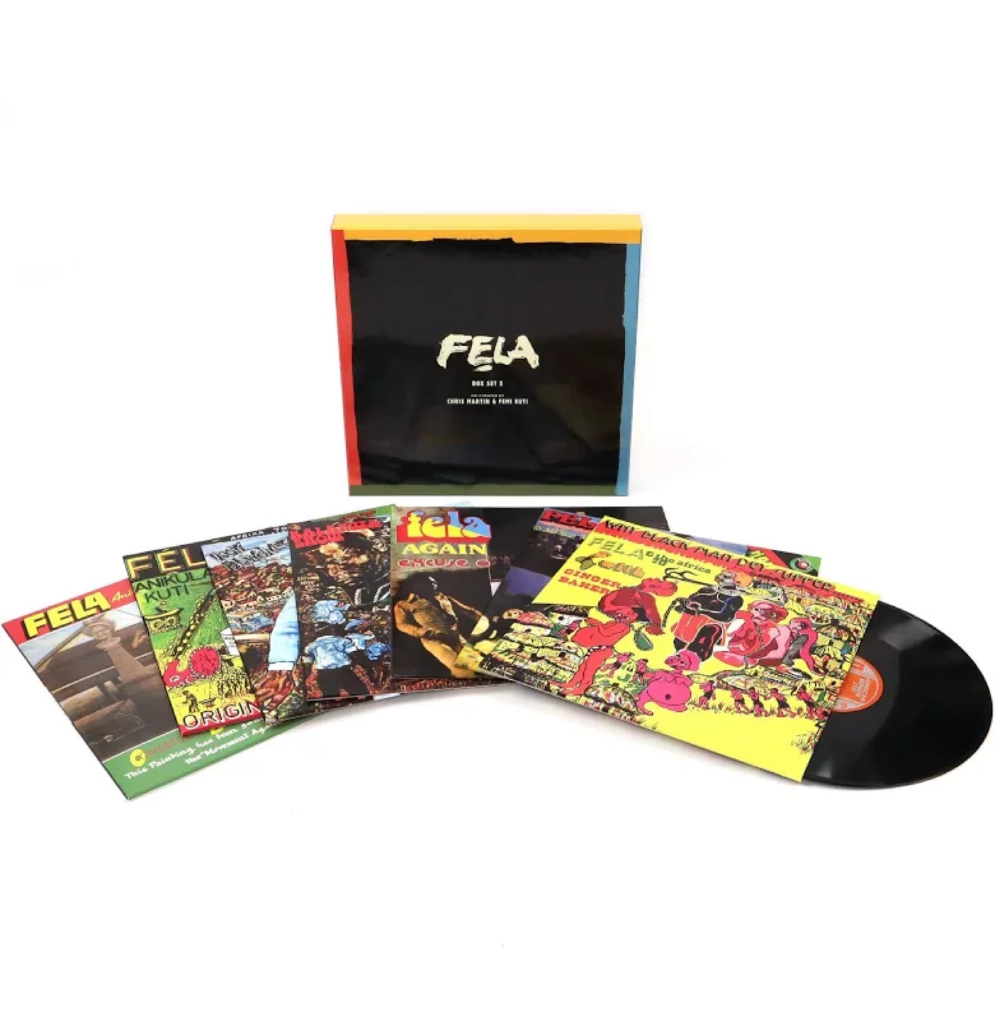 Fela Boxset 5 Vinyl Record Collection - photo 2