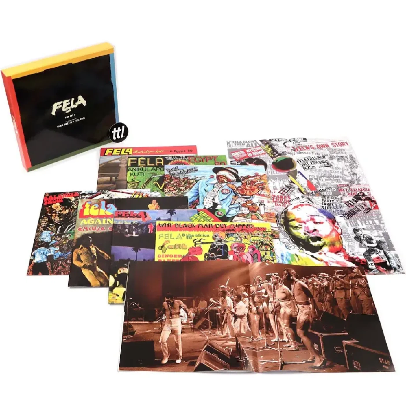 Fela Boxset 5 Vinyl Record Collection - photo 3