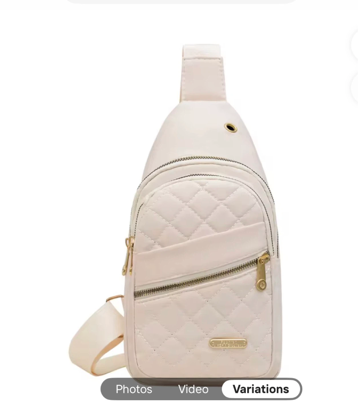 Quilted Sling Bag - Various Colours Available