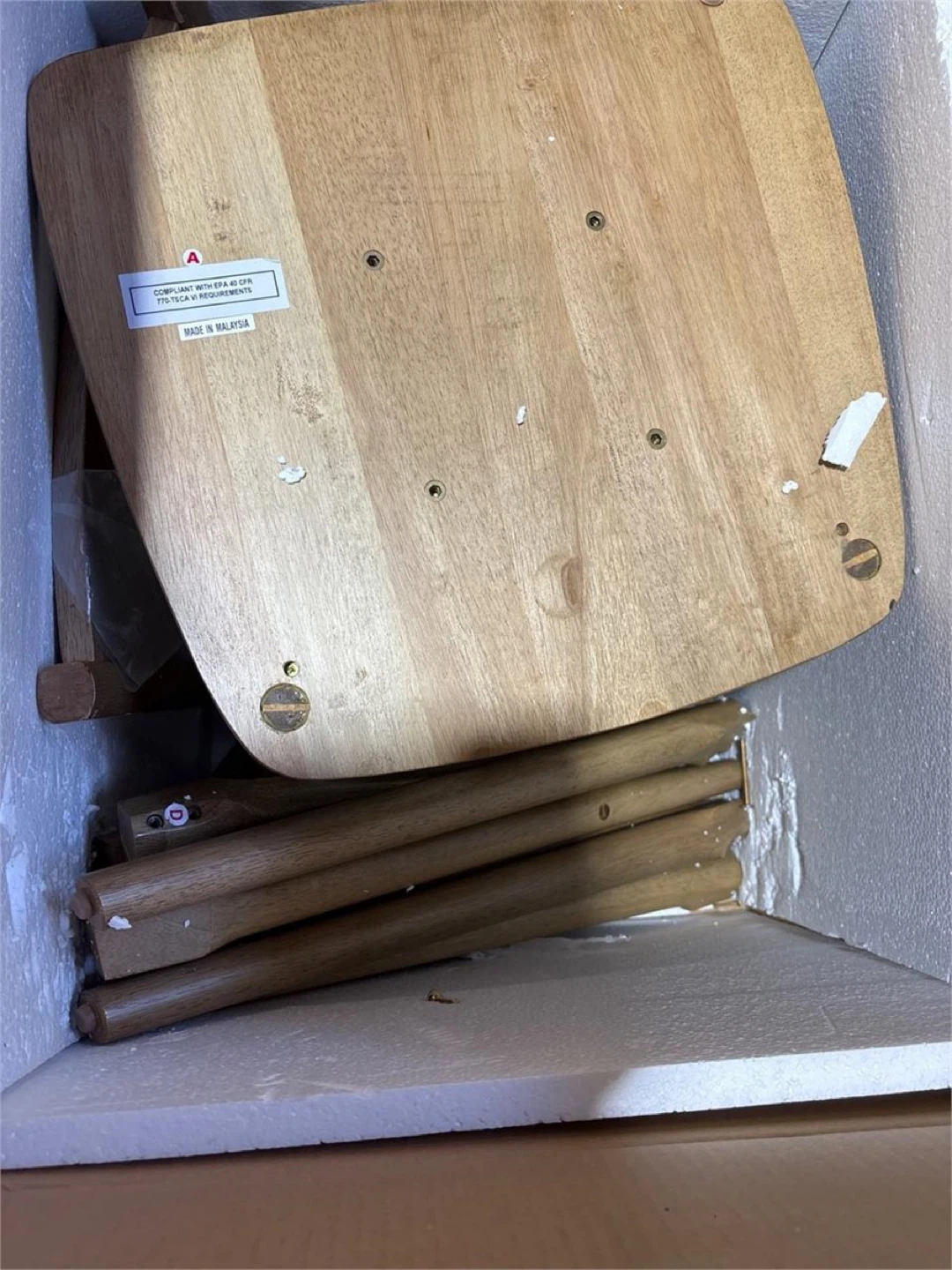 Set of 2 Wooden Bar Stools - photo 3