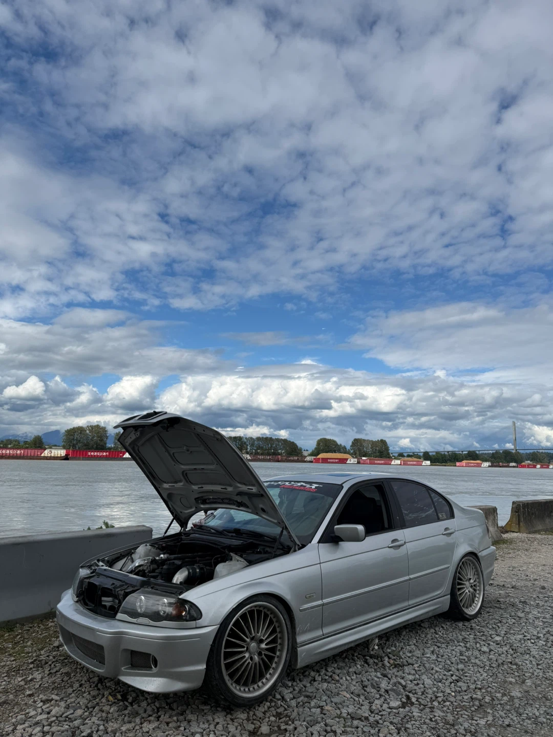 Silver BMW 3 Series Sedan - photo 3