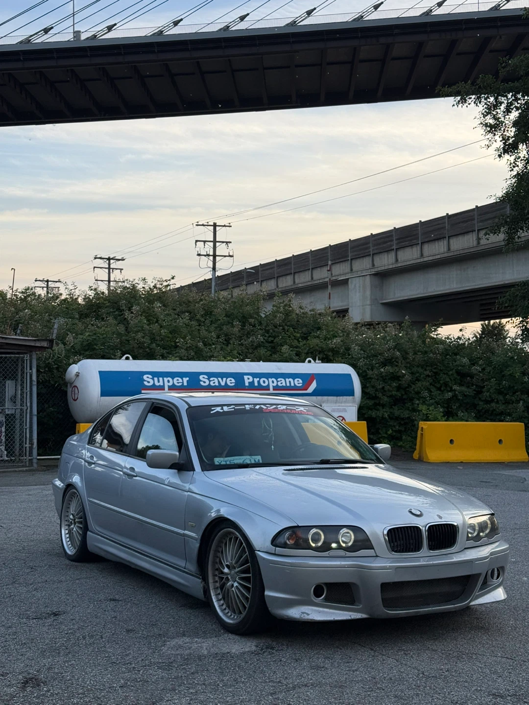 Silver BMW 3 Series Sedan