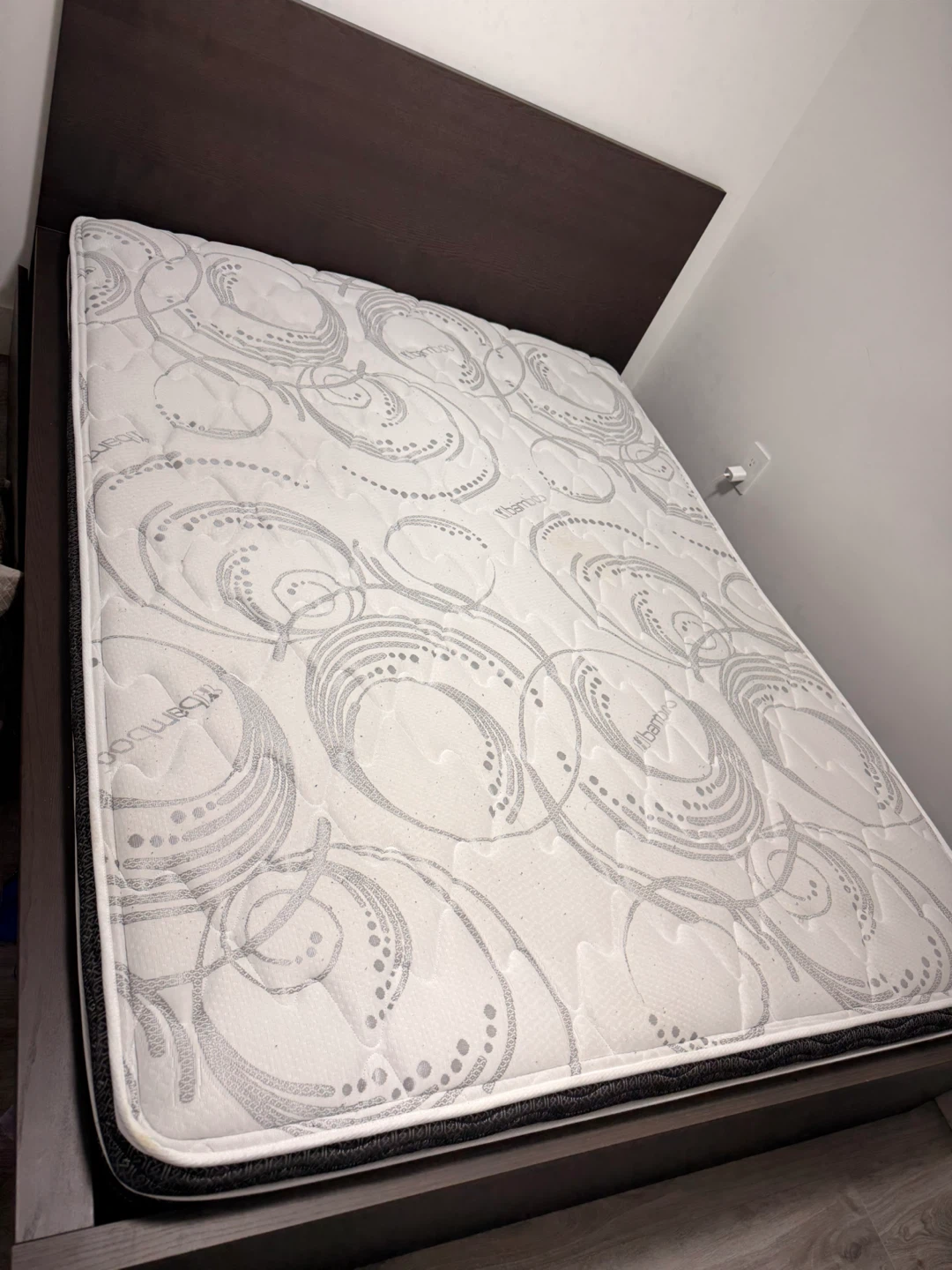 IKEA Queen size Bed Frame and Bamboo mattress