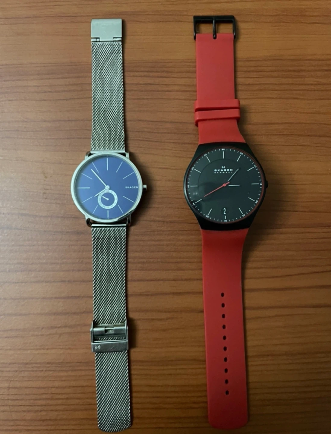 Skagen Watches - Blue & Black/Red⚽️