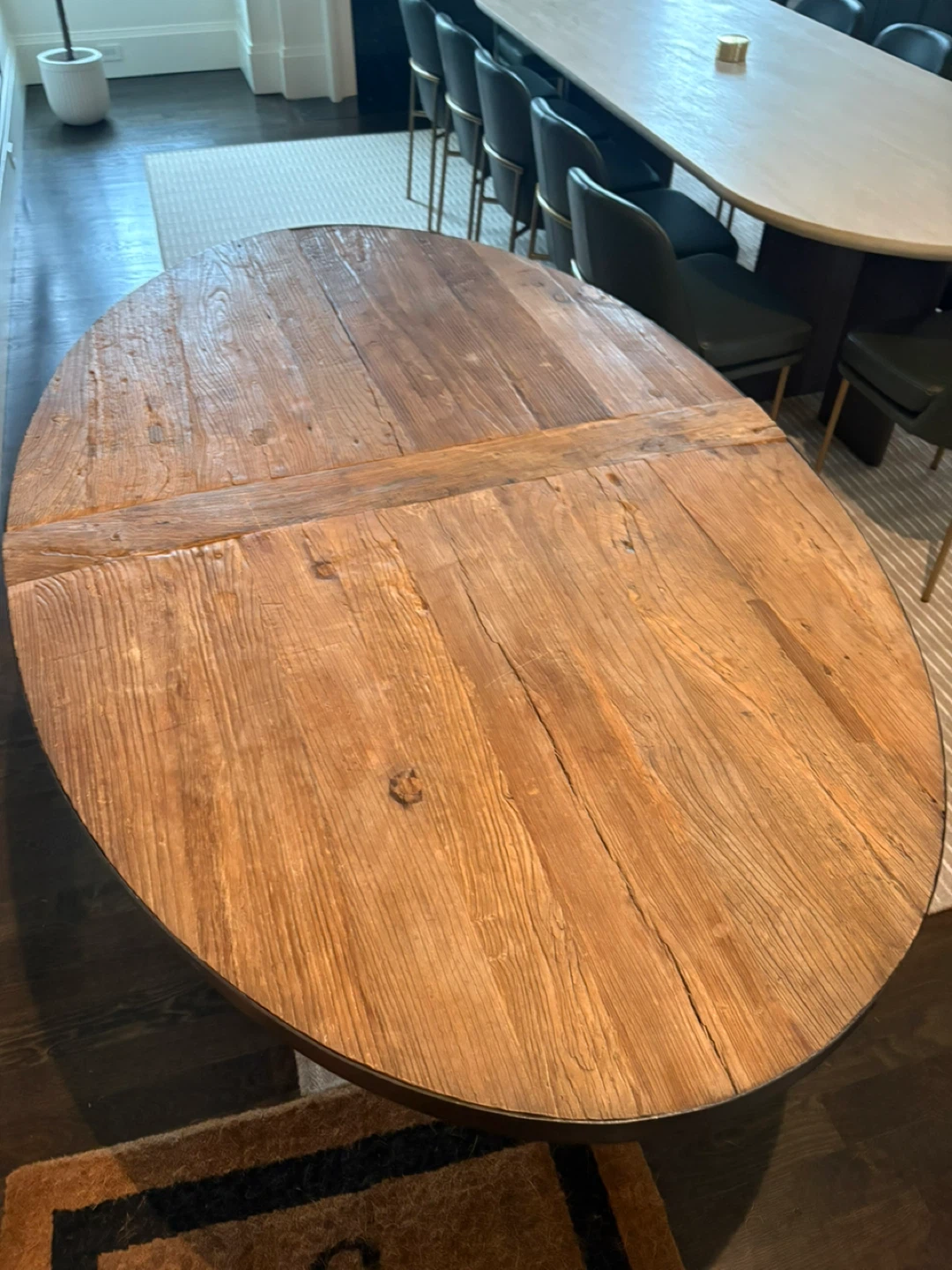 Restoration Hardware Aero Natural Wood Dining Table - photo 2