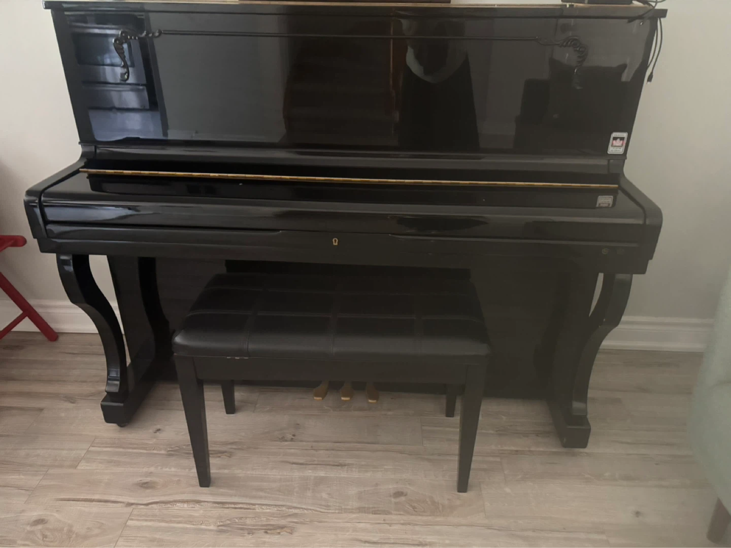 Samick Upright Piano with Bench - photo 3