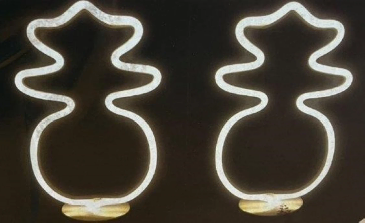 Set of 2 Pineapple Neon Lights