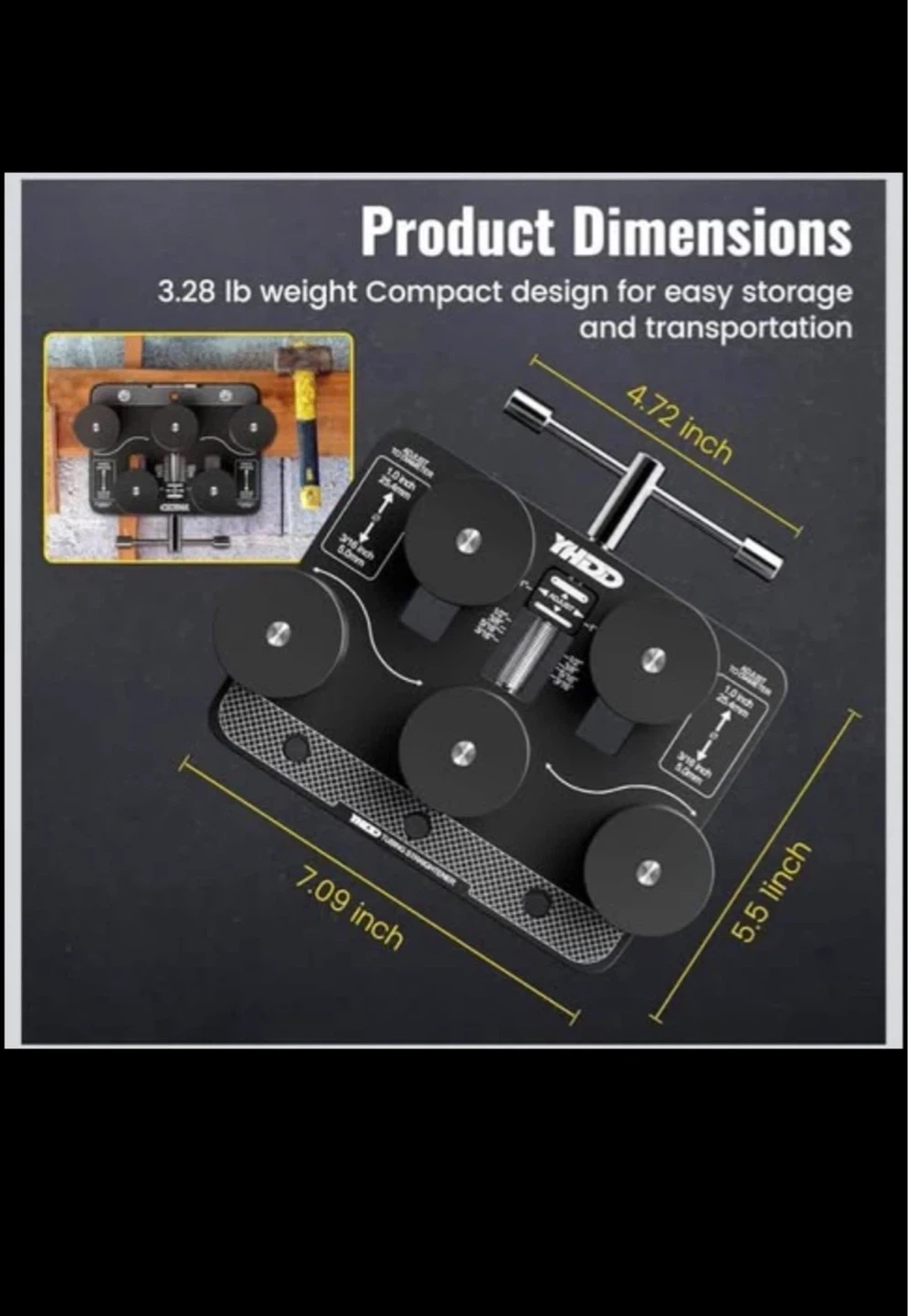 YHHD Tubing Straightener - photo 2