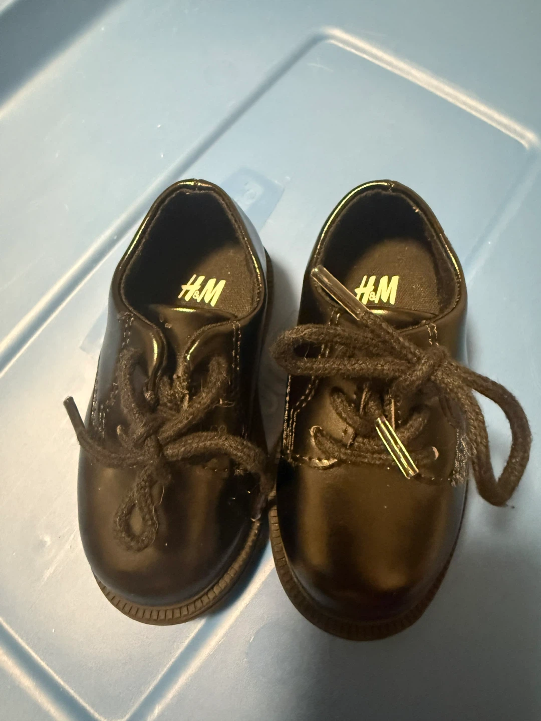 H&M Black Dress Shoes Toddler EUR 18/19