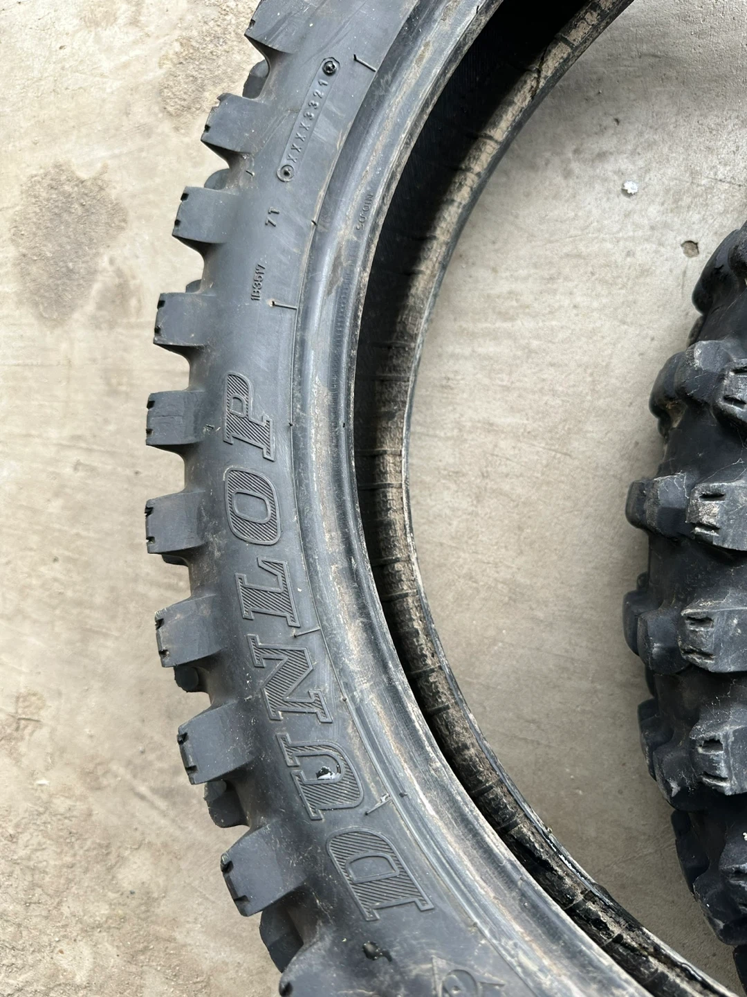 Dunlop Geomax MX53 Dirt Bike Tires - 110/100-18 - photo 3