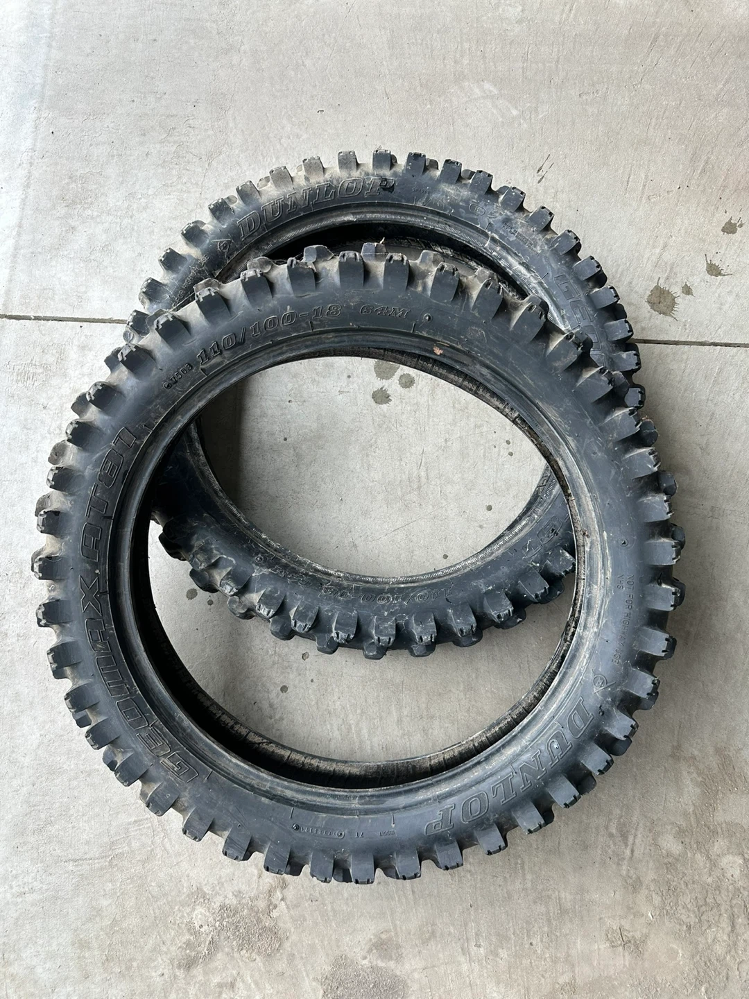 Dunlop Geomax MX53 Dirt Bike Tires - 110/100-18