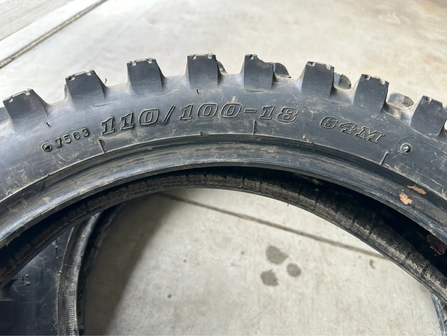 Dunlop Geomax MX53 Dirt Bike Tires - 110/100-18 - photo 2
